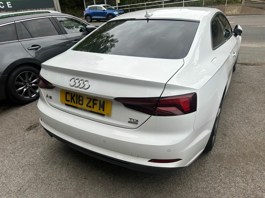 Audi A5 2.0 Tdi S Line White #5