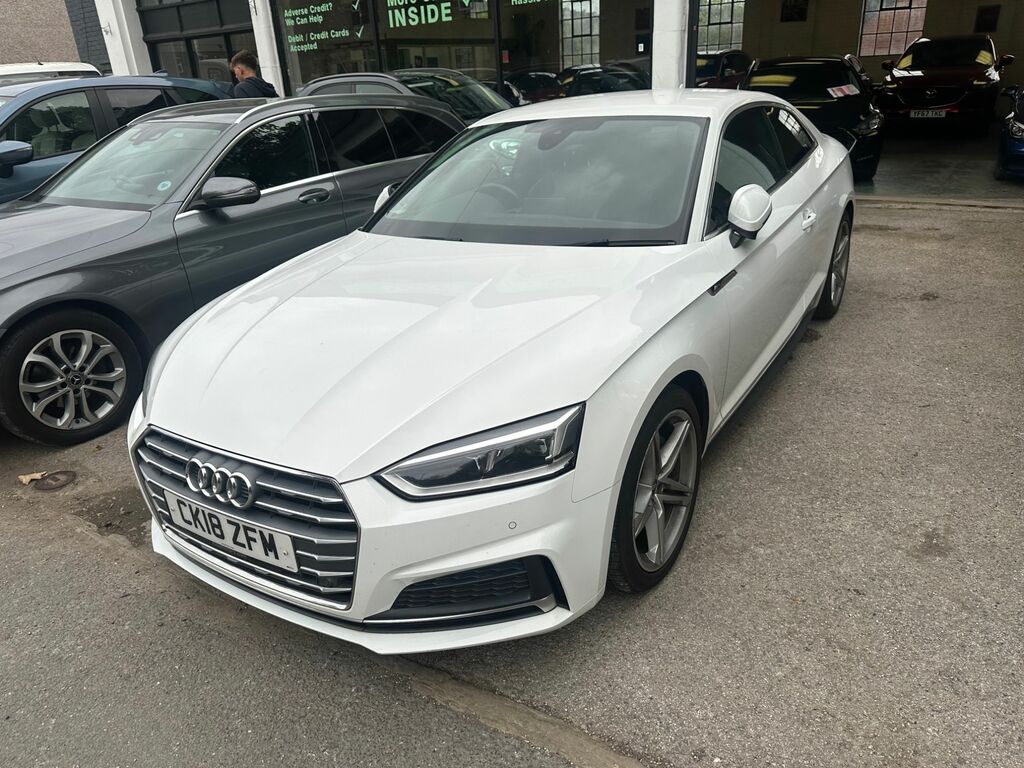 Audi A5 2.0 Tdi S Line White #3