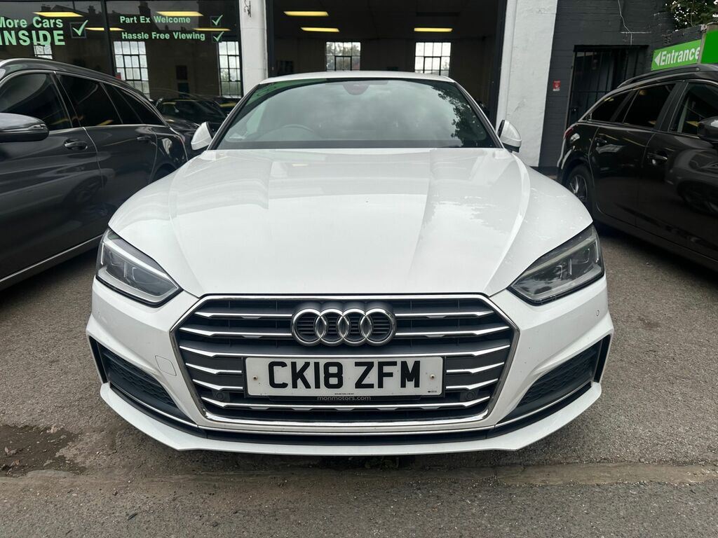 Audi A5 2.0 Tdi S Line White #2