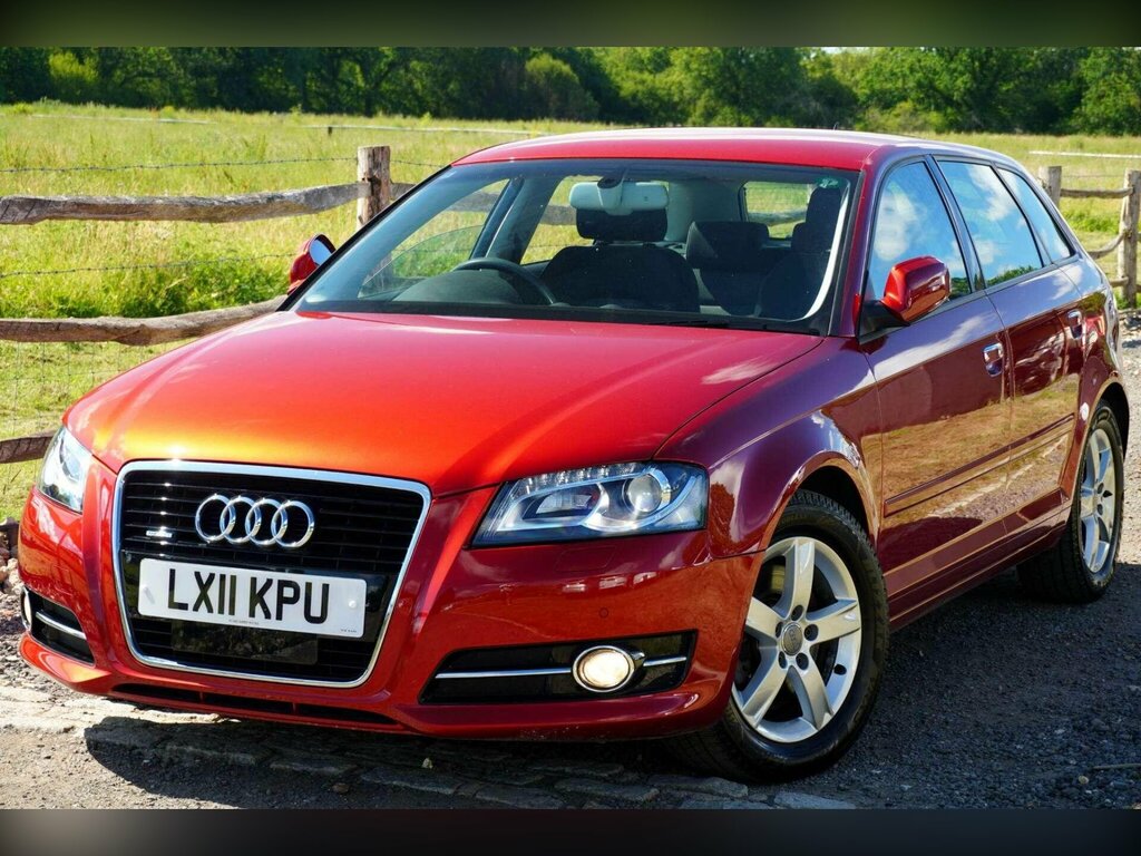 Audi A3 2.0 Tfsi Sport Sportback S Tronic Quatt Red