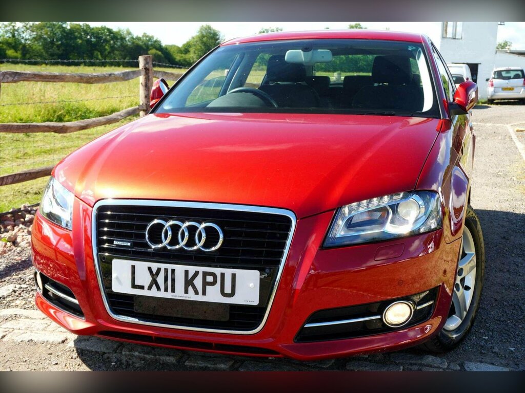 Audi A3 2.0 Tfsi Sport Sportback S Tronic Quatt Red #4