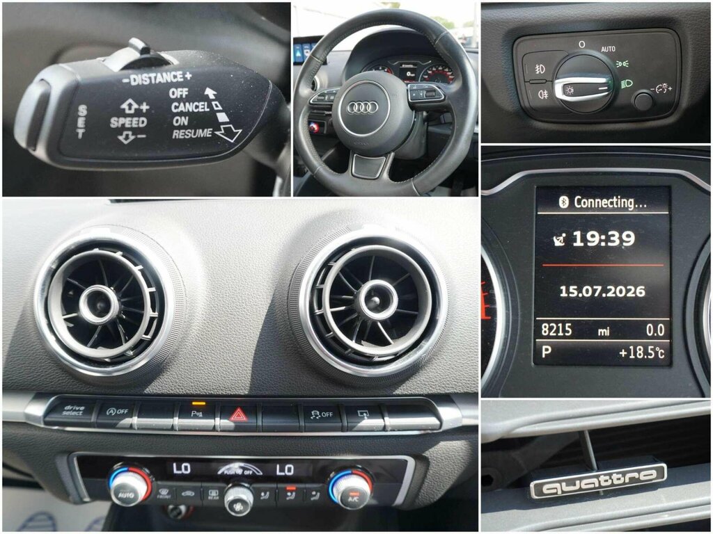 Audi A3 1.8 Tfsi Sport Sportback S Tronic Quatt Black #5
