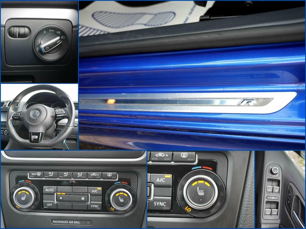 Volkswagen Golf 2.0 Tsi R Leather Hatchback Dsg 4Moti Blue #6