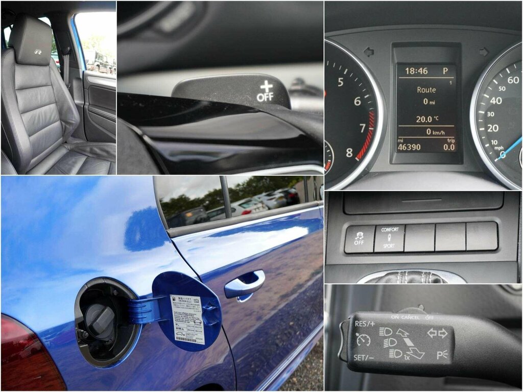 Volkswagen Golf 2.0 Tsi R Leather Hatchback Dsg 4Moti Blue #5
