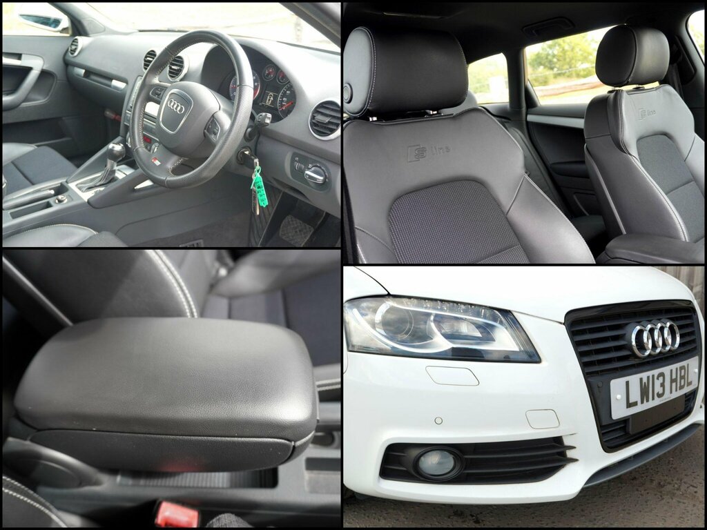 Audi A3 1.4 Tfsi S Line Sportback S Tronic Euro White #6