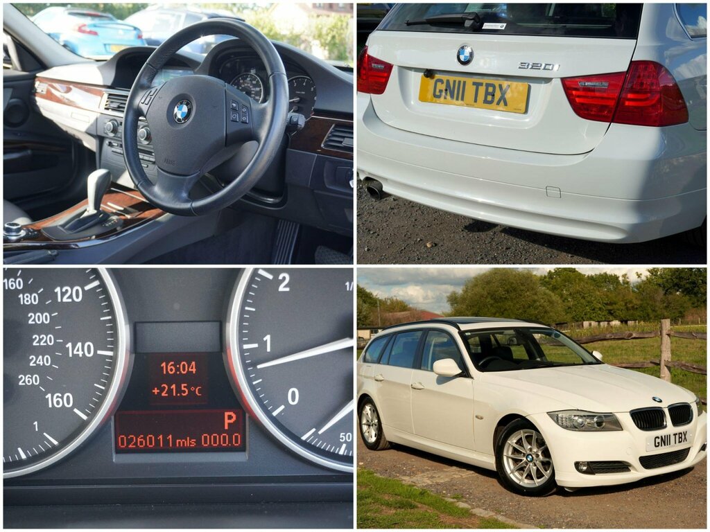 BMW 3 Series 2.0 320I Se Touring Steptronic Euro 5 White #5