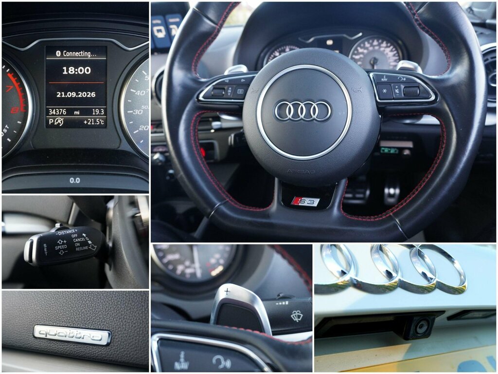 Audi S3 2.0 Tfsi Saloon S Tronic Quattro Euro 6 White #5