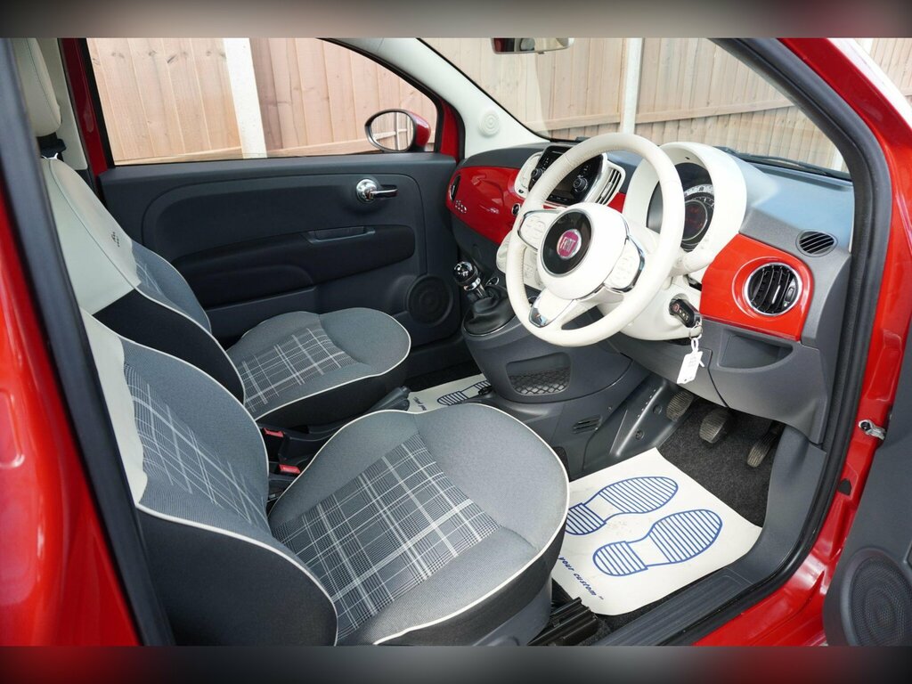 Fiat 500 1.2 Lounge Euro 6 Ss Red #2
