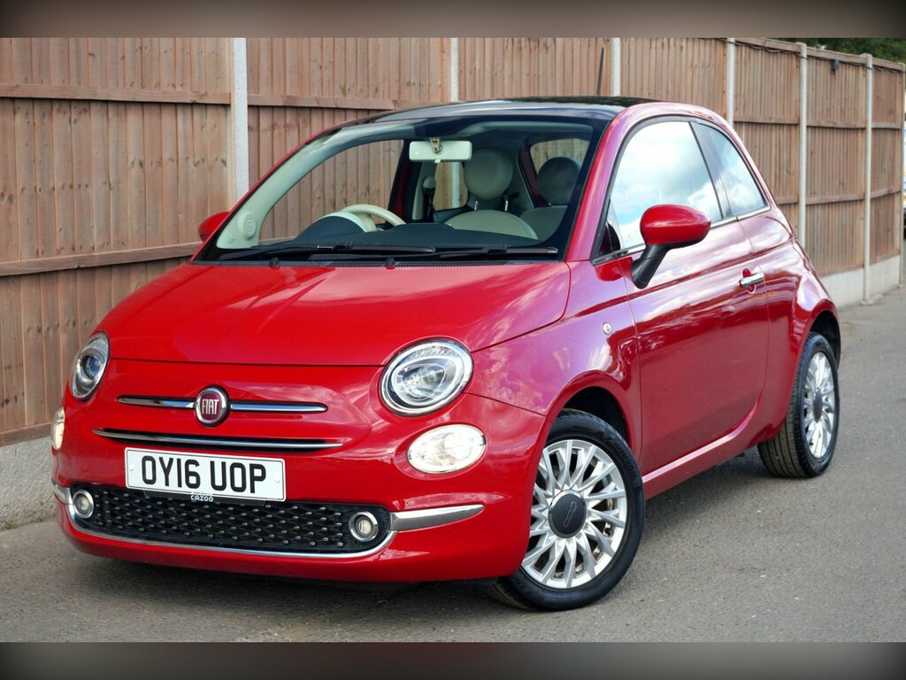Fiat 500 1.2 Lounge Euro 6 Ss Red