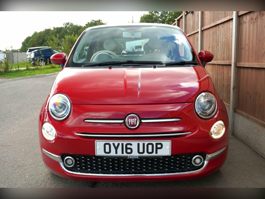 Fiat 500 1.2 Lounge Euro 6 Ss Red #4