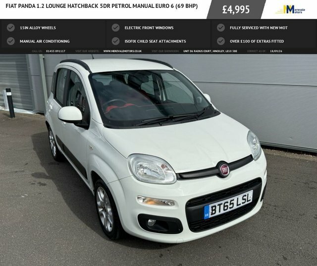 Fiat Panda 1.2 Lounge Hatchback Euro 6 69 White #2
