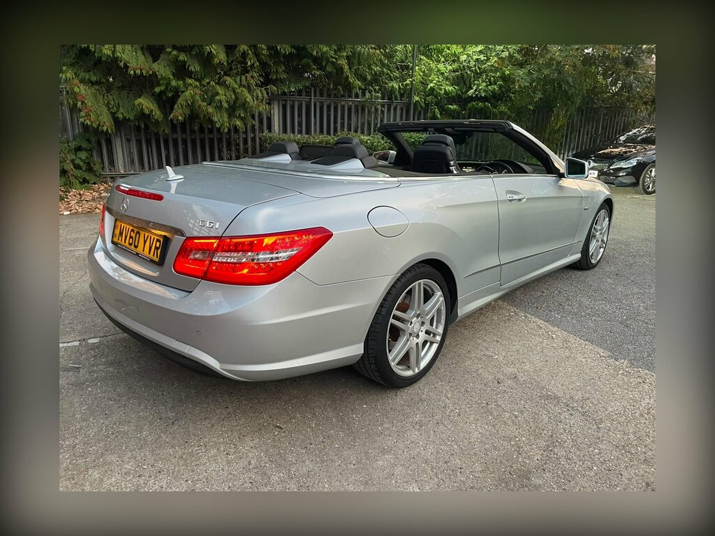 Mercedes-Benz E Class 1.8 E250 Cgi Blueefficiency Sport Cabriolet Pe Silver #6