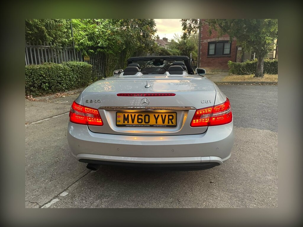 Mercedes-Benz E Class 1.8 E250 Cgi Blueefficiency Sport Cabriolet Pe Silver #2