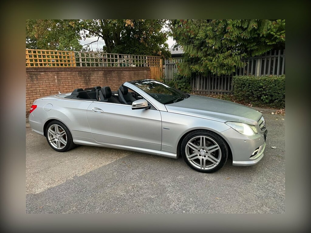Mercedes-Benz E Class 1.8 E250 Cgi Blueefficiency Sport Cabriolet Pe Silver #4