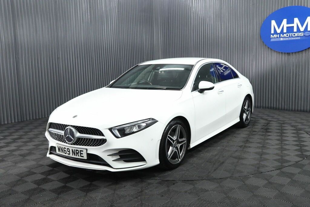 Mercedes-Benz A Class A180d Amg Line Premium WN69NRE White #2