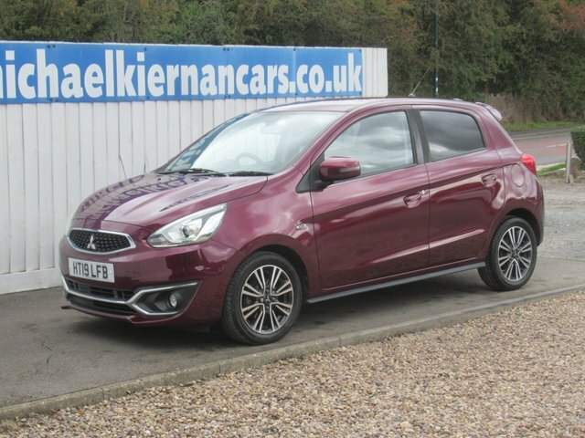 Mitsubishi Mirage 2019 1.2 4 Hatchback Cvt Euro 6 Ss White #9
