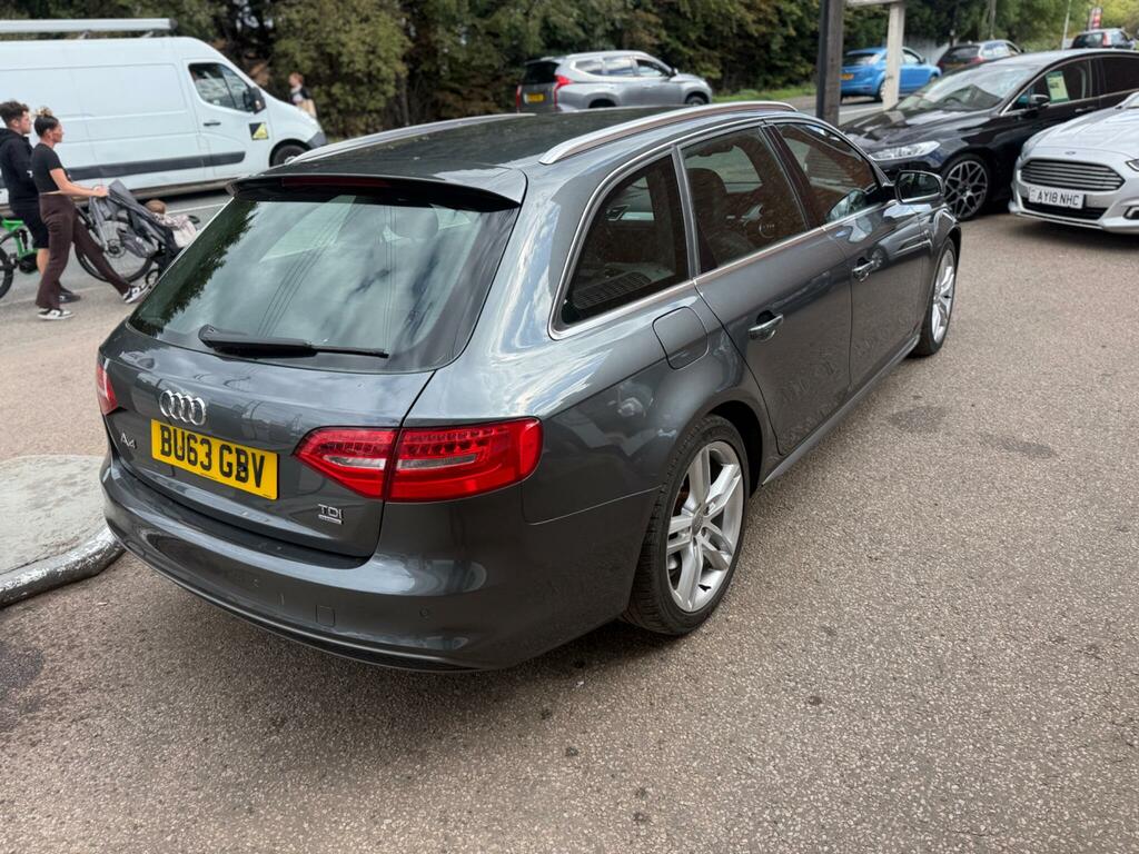 Audi A4 Saloon 2.0 Tdi S Line Euro 5 Ss 201362 Grey #13