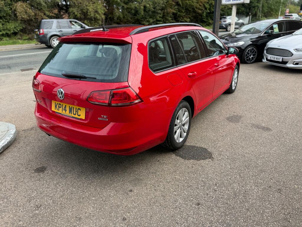 Volkswagen Golf 1.6 Tdi Bluemotion Tech Se Dsg Euro 5 Ss Red #11