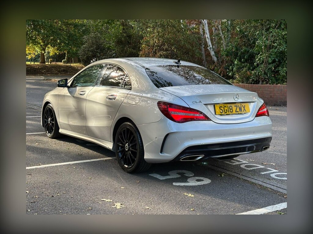 Mercedes-Benz CLA Class 1.6 Cla180 Amg Line Coupe Euro 6 Ss Silver #5