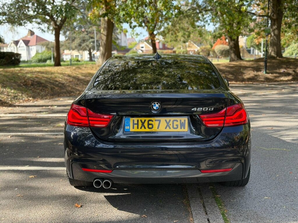 BMW 4 Series Gran Coupe 2.0 420D M Sport Euro 6 Ss Black #5