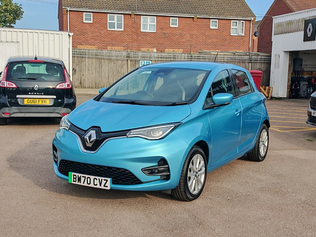 Renault Zoe 80Kw I Iconic R110 50Kwh Rapid Charge Blue #3