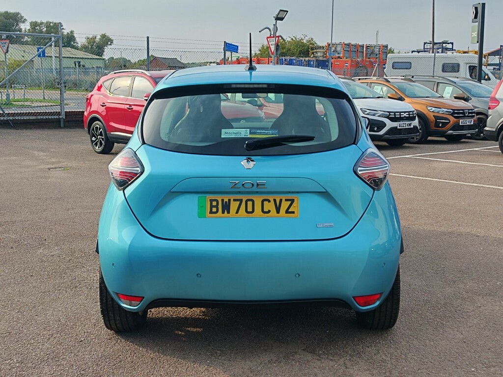 Renault Zoe 80Kw I Iconic R110 50Kwh Rapid Charge Blue #4