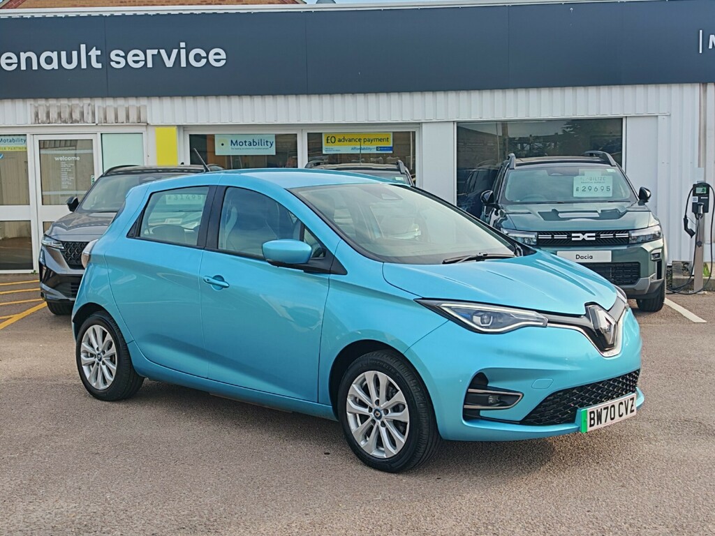 Renault Zoe 80Kw I Iconic R110 50Kwh Rapid Charge Blue