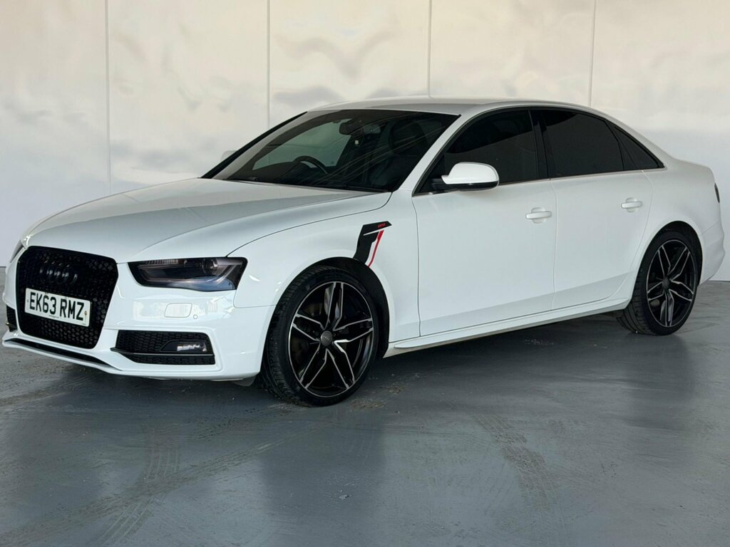 Audi A4 Saloon 2.0 Tdi Black Edition Euro 5 Ss 201 White #9