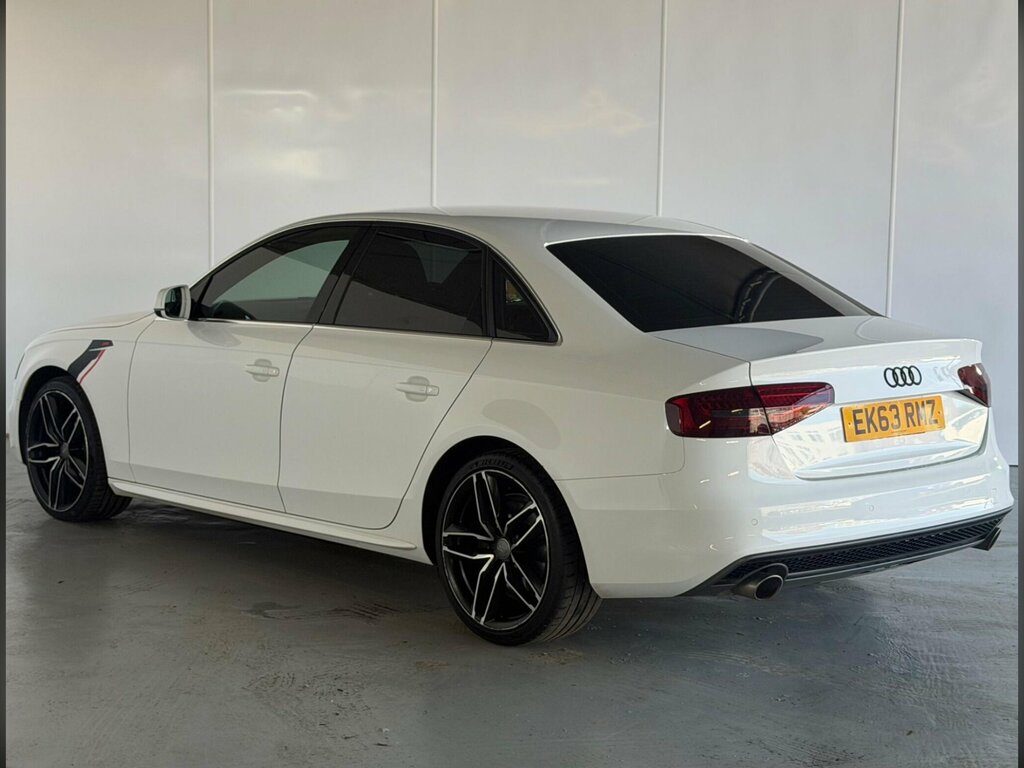 Audi A4 Saloon 2.0 Tdi Black Edition Euro 5 Ss 201 White #8