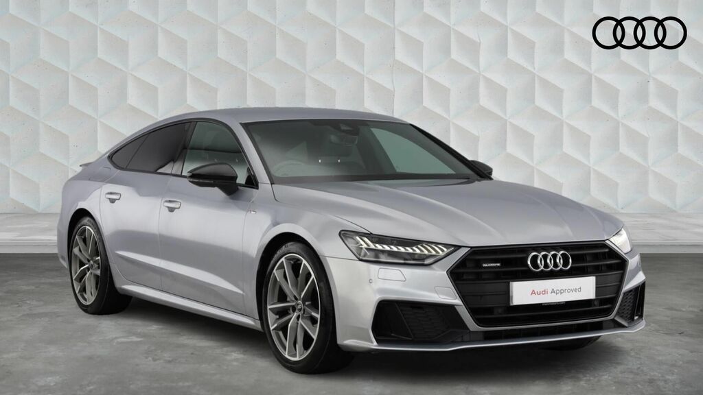 Audi A7 2.0 Tdi 40 Black Edition Sportback S Tronic Quattr Silver