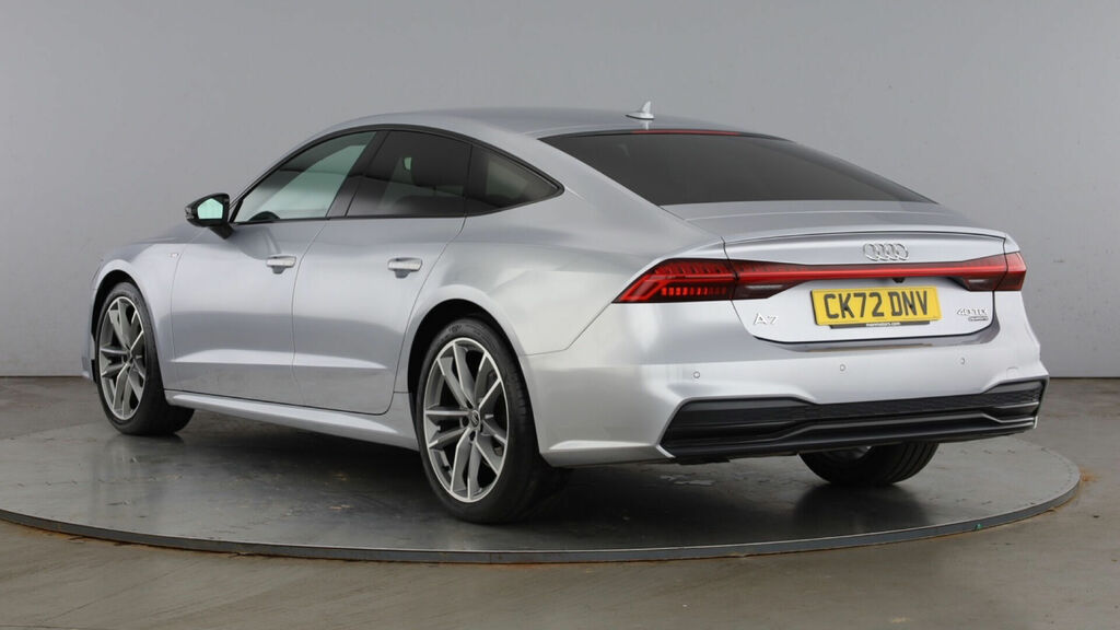 Audi A7 2.0 Tdi 40 Black Edition Sportback S Tronic Quattr Silver #3