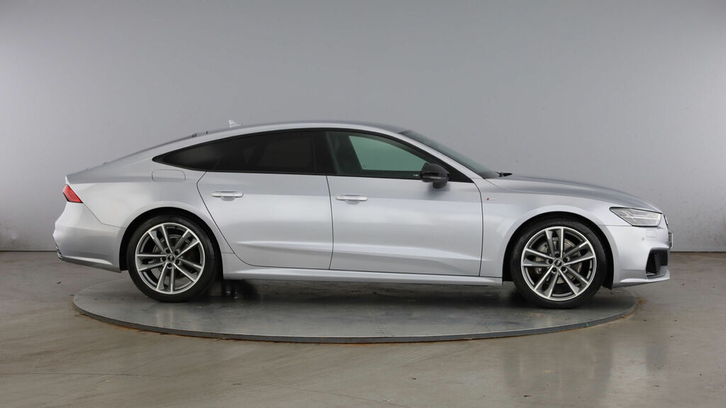 Audi A7 2.0 Tdi 40 Black Edition Sportback S Tronic Quattr Silver #4