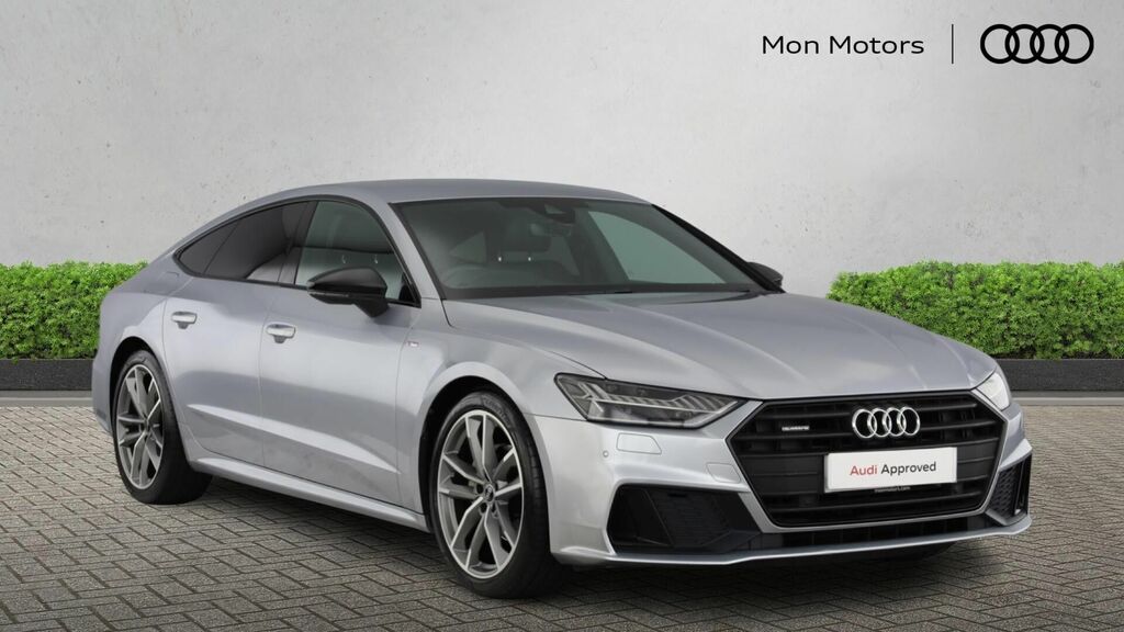 Audi A7 2.0 Tdi 40 Black Edition Sportback S Tronic Quattr Silver