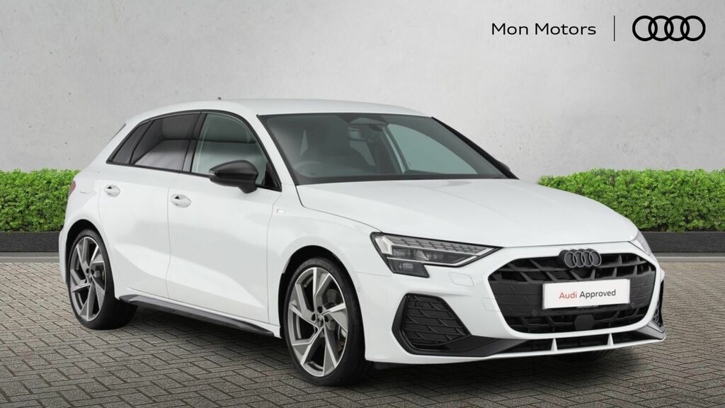 Audi A3 Tfsi Black Edition Sportback S Tronic Euro 6 5-Doo White