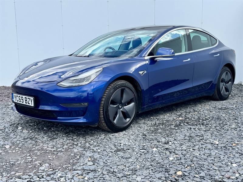 Tesla Model 3 Dual Motor Long Range Saloon 4 YC69BZY Blue #3