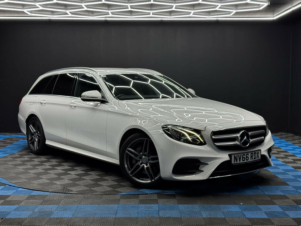 Mercedes-Benz E Class 2.0 E220d Amg Line G-tronic Euro 6 Ss White