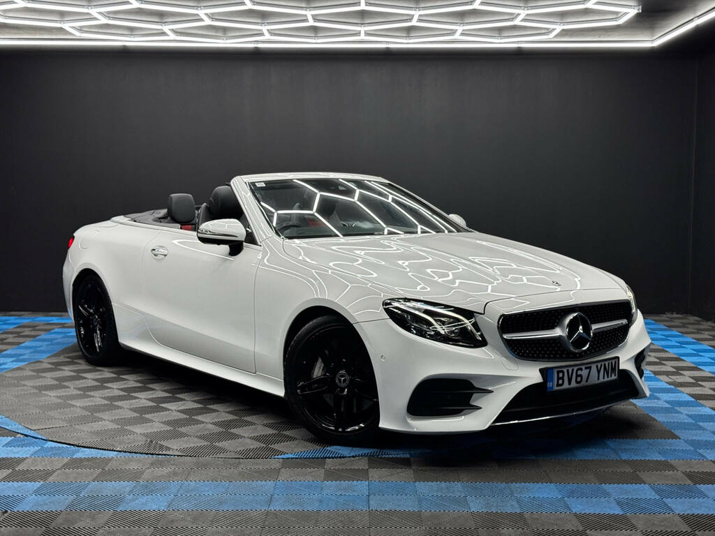 Mercedes-Benz E Class 2.0 E300 Amg Line Premium Plus Cabriolet G-troni White