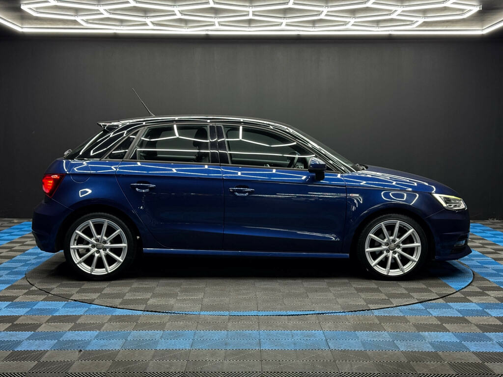 Audi A1 1.6 Tdi S Line Sportback Euro 6 Ss Blue #4