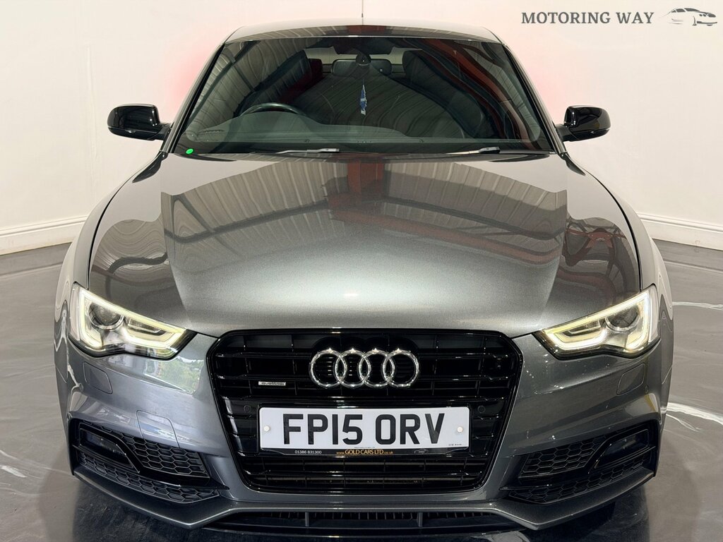 Audi A5 2.0 Tfsi Black Edition Plus Coupe S Tro FP15ORV Grey #3