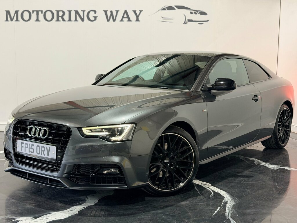 Audi A5 2.0 Tfsi Black Edition Plus Coupe S Tro FP15ORV Grey #4