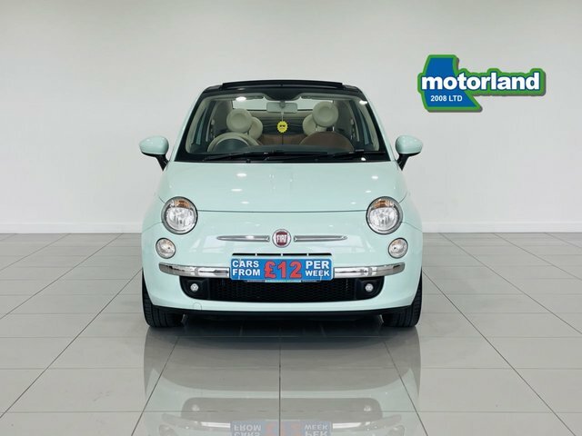 Fiat 500C Lounge Convertible Green #2