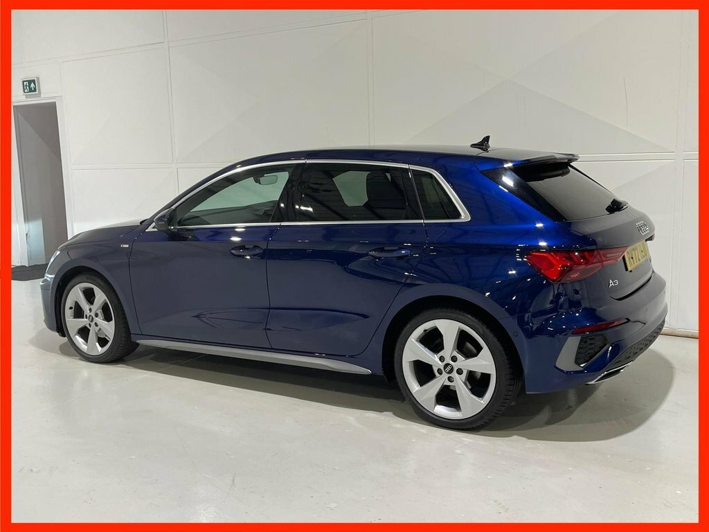 Audi A3 1.0 Tfsi 30 S Line Sportback S Tronic E Blue #5