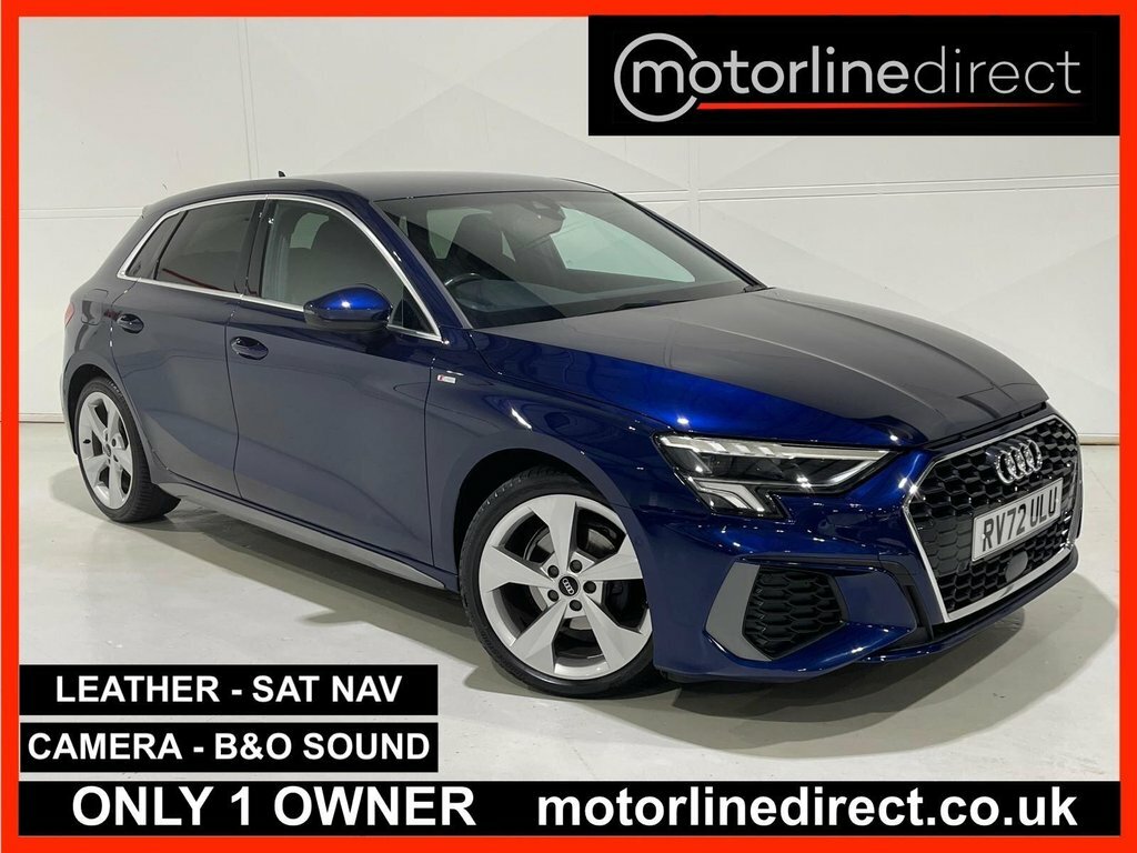 Audi A3 1.0 Tfsi 30 S Line Sportback S Tronic E Blue