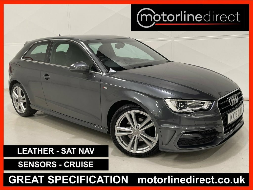 Audi A3 1.6 Tdi S Line Hatchback Euro 6 Grey