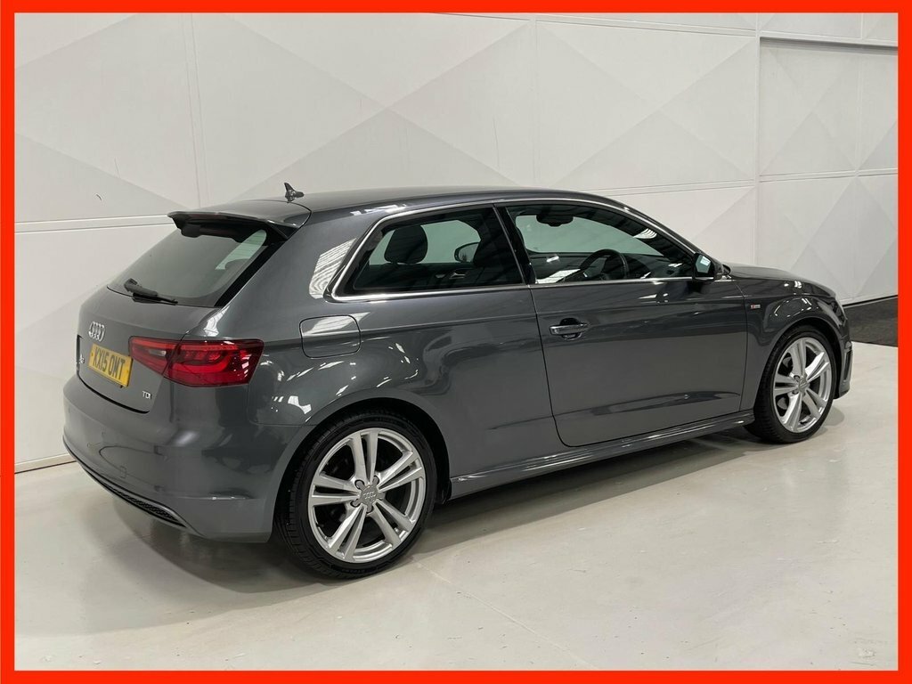 Audi A3 1.6 Tdi S Line Hatchback Euro 6 Grey #3