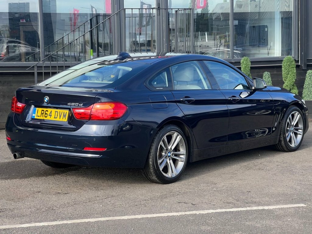 BMW 4 Series Gran Coupe 2L Sport Blue #4