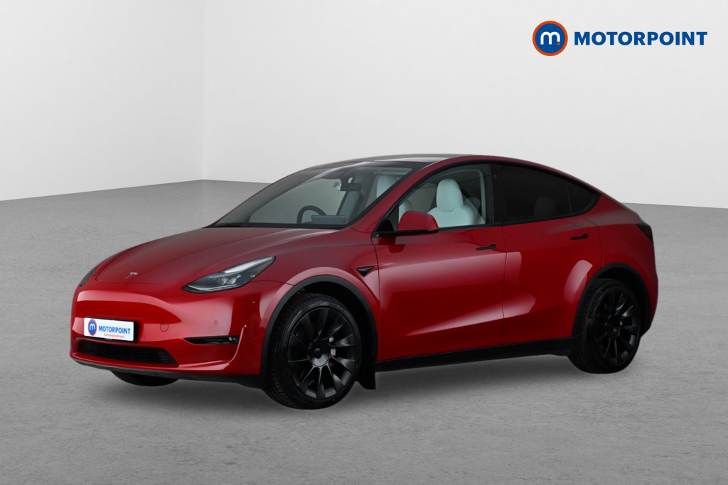 Tesla Model Y Long Range Awd Red #3