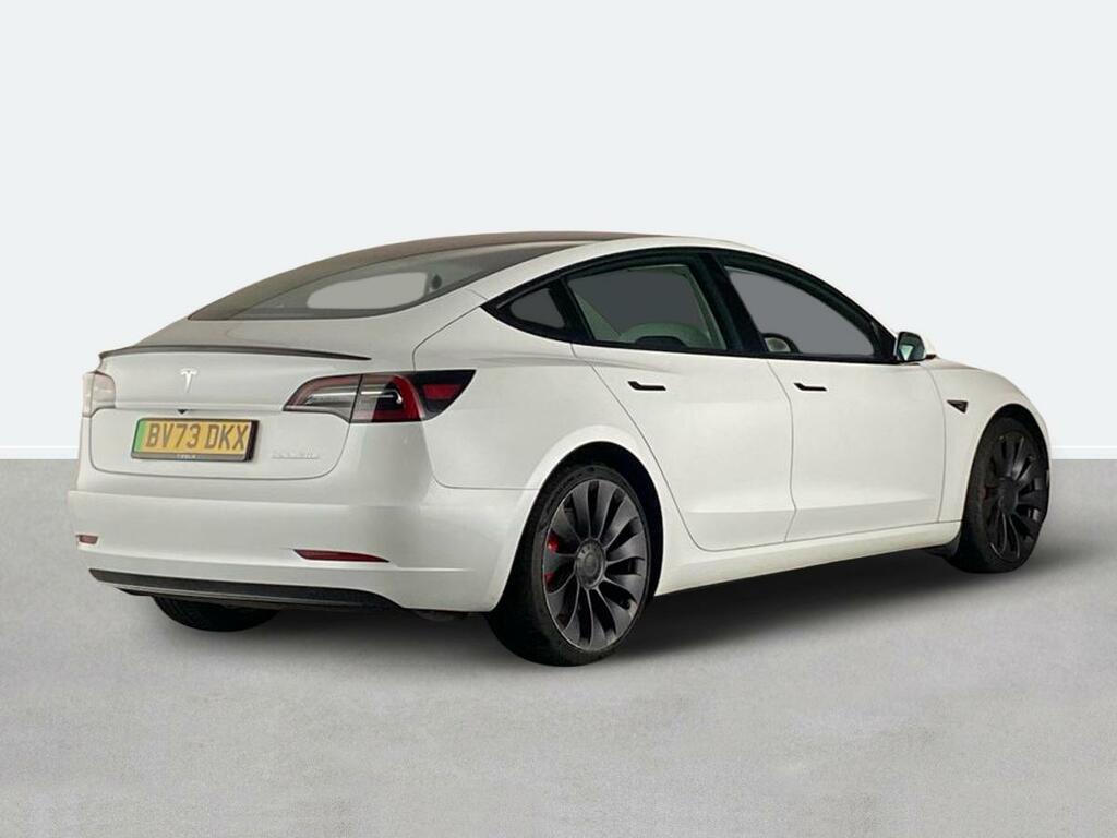 Tesla Model 3 Performance Awd Performance Upgrade White #3