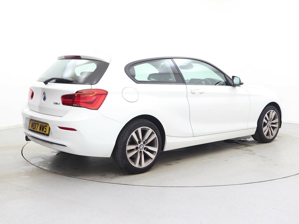 BMW 1 Series 118D Sport Nav White #5