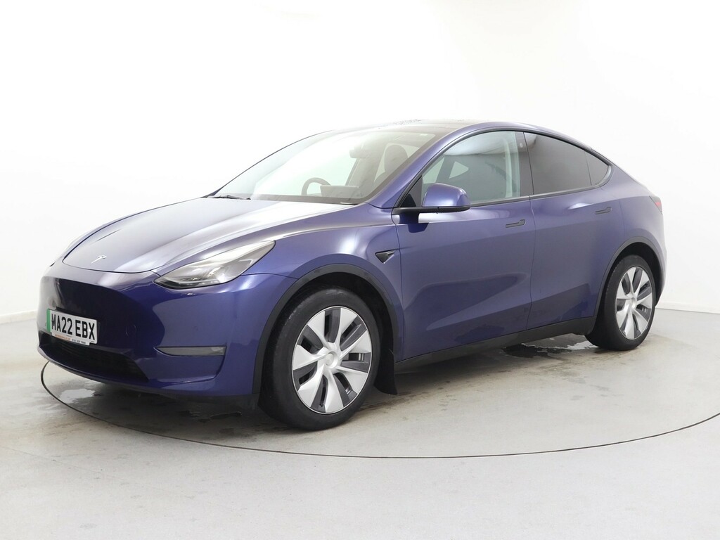 Tesla Model Y Long Range Awd Blue #3